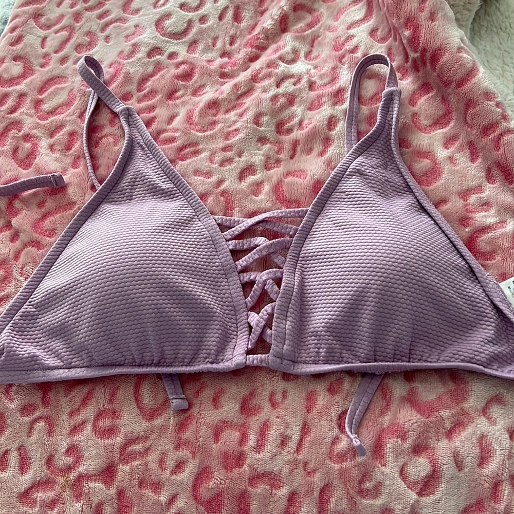 Purple Bikini Top